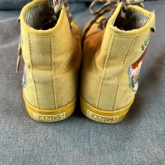 BANGS Yellowstone Sunset Chaser High Top Tennis Shoes Men 3.5 Women 5 - Picture 4 of 7